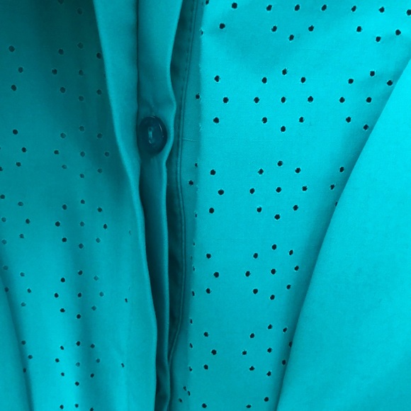 Worthington Women’s Top Blouse Size S Green New - Picture 4 of 7